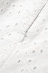 Floral Eyelet Embroidered Sleeveless Tiered Cotton Shift Dress